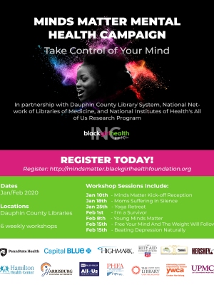 Minds Matter Mental Health Campaign Flyer